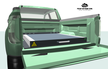 Universeller Pickup Ladeboden - 100% Vollauszug